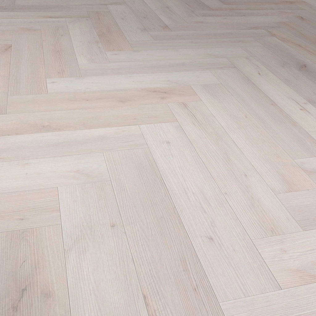 LVT Dryback Mansion Herringbone White Oak