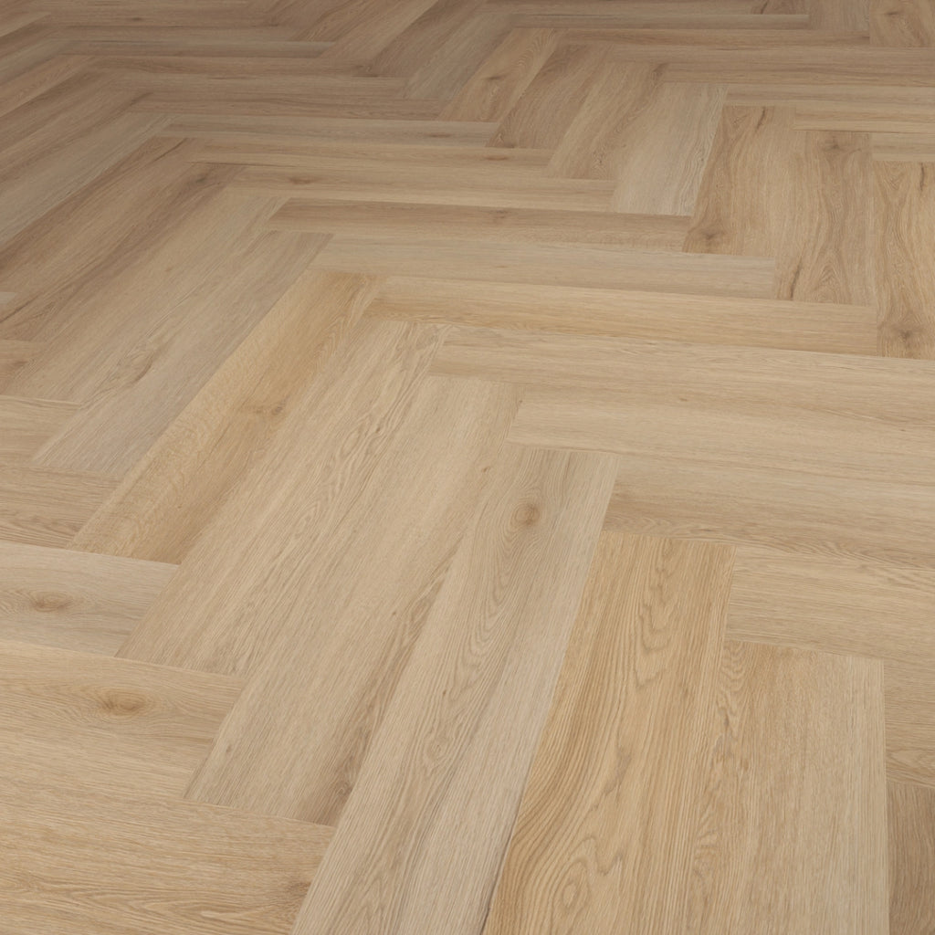 LVT Dryback Mansion Herringbone Unfinished Oak