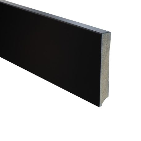 Floer MDF plint - Zwart Voorgelakt 120 x 18 mm