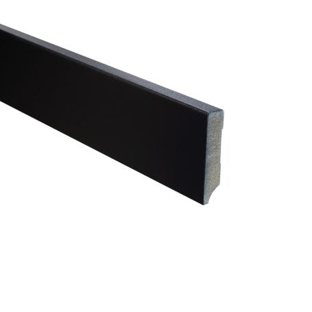 Floer MDF plint - Zwart Voorgelakt 90 x 18 mm
