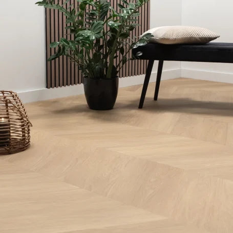 Floer Hongaarse Punt PVC - Natuur Eiken