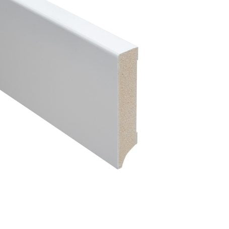 Floer MDF plint - Wit Voorgelakt 70 x 15 mm RAL 9010