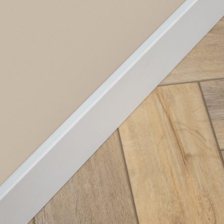 Floer MDF plint - Wit Voorgelakt 90 x 12 mm RAL 9010
