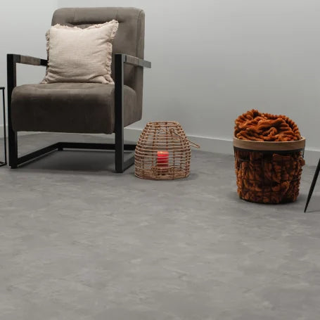 Floer Tegel Click PVC - Betonlook Grijs