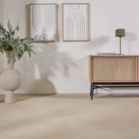 Floer Tegel Click PVC - Betonlook Beige