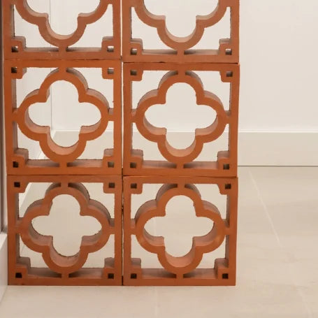 Floer Terracotta Roomdividers - Clover