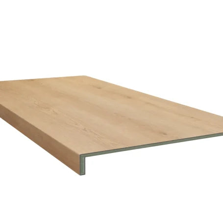Floer Trap Overzettreden - Bruin Eiken Dubbeltrede 138 cm