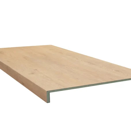 Floer Trap Overzettreden - Grijsbeige Eiken Dubbeltrede 138 cm