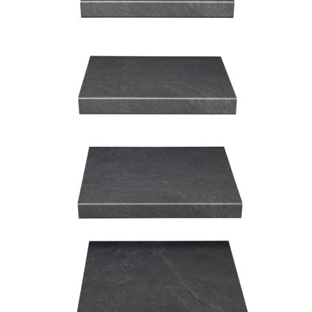Trap Overzettreden - Leisteen Zwart 130 cm (Uitlopend)