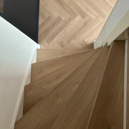Floer Trap Overzettreden - Onbehandeld Eiken Stootbord