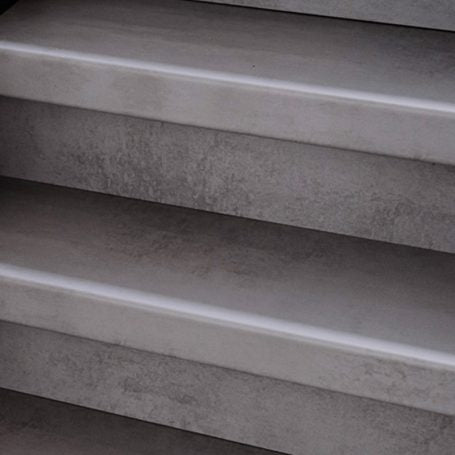Trap Overzettreden - Beton Antraciet Stootbord (Uitlopend)