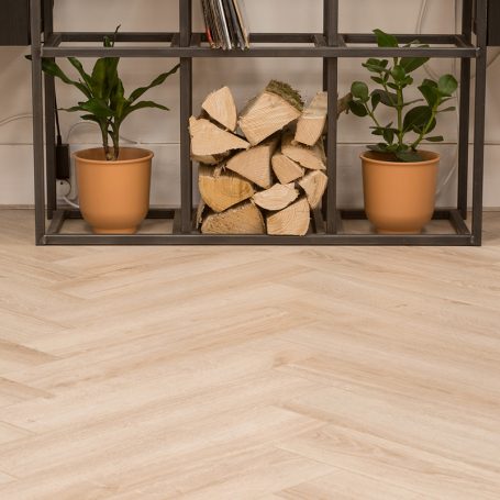 Floer Visgraat Laminaat - Creme Eiken (Uitlopend)