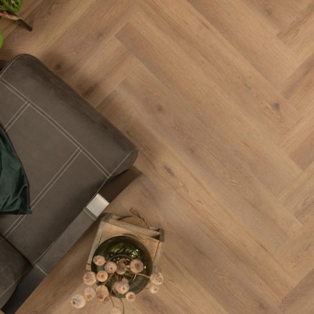 Floer Walvisgraat Click PVC - Narwal Nootbruin