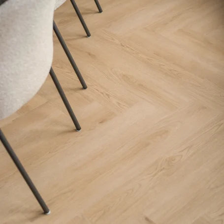 Floer Walvisgraat Click PVC - Bryde Bruin