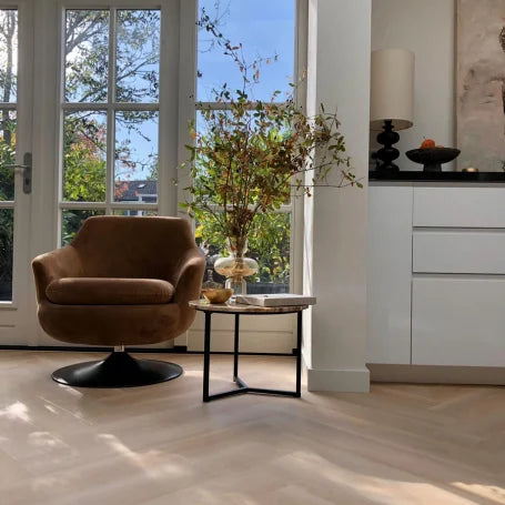 Floer Walvisgraat PVC - Balein Beige