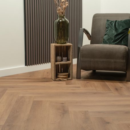 Floer Walvisgraat PVC - Narwal Nootbruin