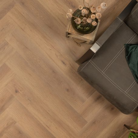 Floer Walvisgraat PVC - Narwal Nootbruin