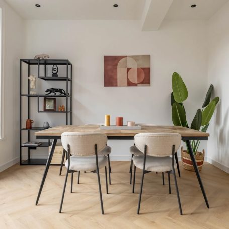 Floer Walvisgraat PVC - Bryde Bruin