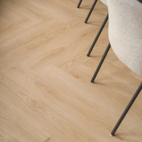 Floer Walvisgraat PVC - Bryde Bruin