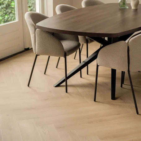 Floer Walvisgraat PVC - Bryde Bruin